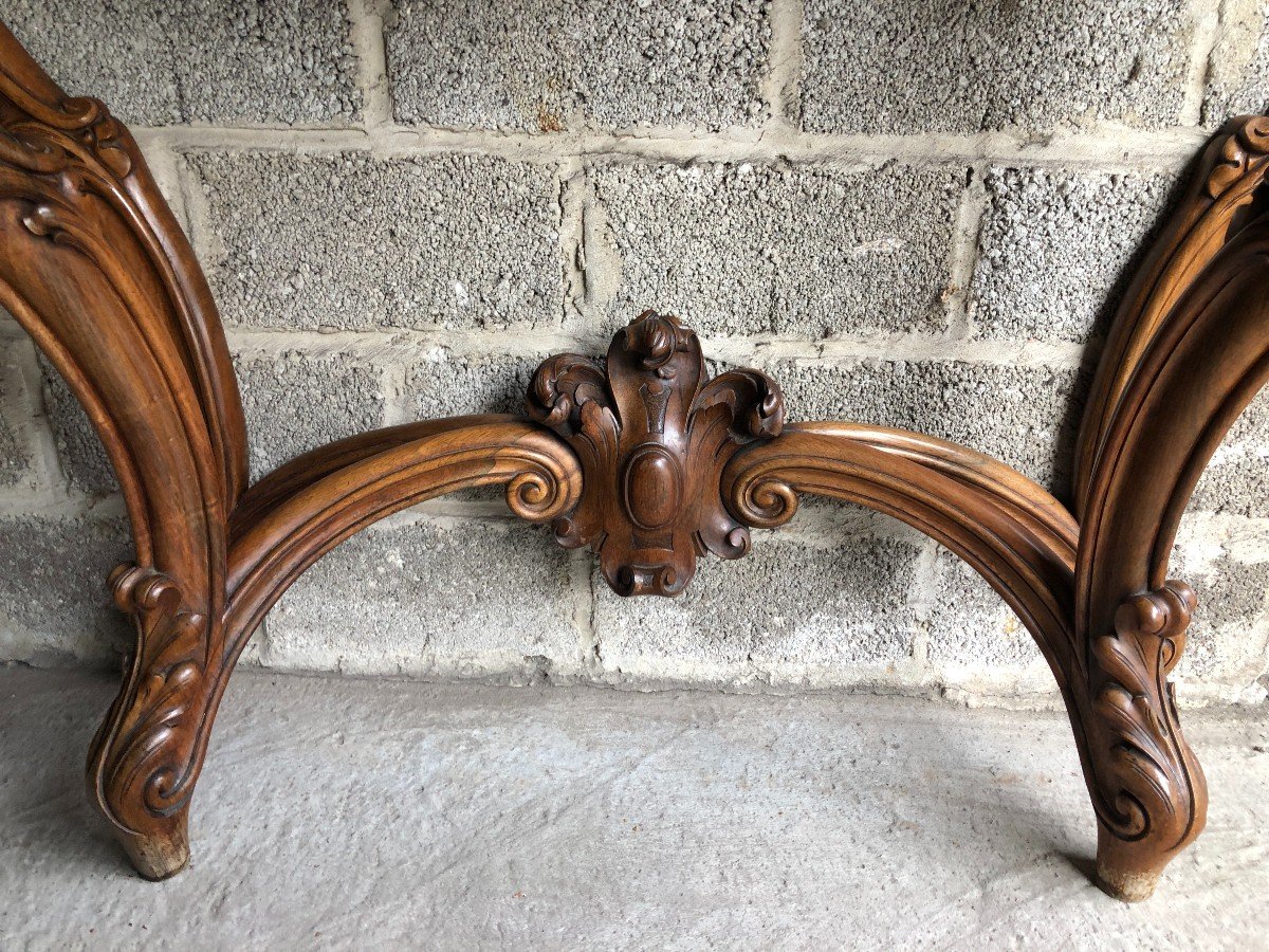 19th century rosewood console / planter. Beautiful solid console in very good condition with a zinc flower box inside. Dimensions: Width : 126 cm Height : 96 cm Depth : 46 cm Circa 1860