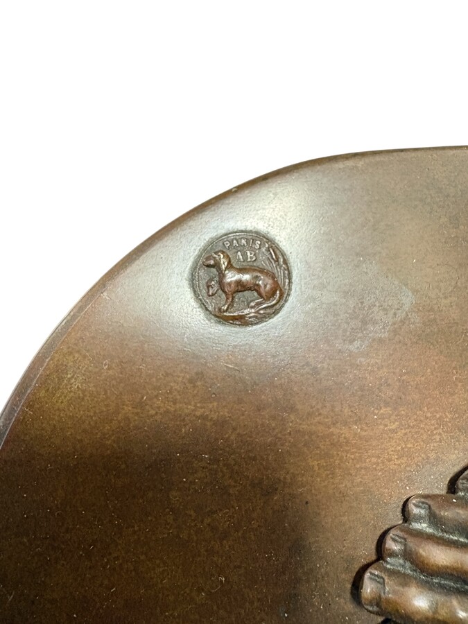 A lovely bronze sculpture entitled ‘Nymph’, by E. Laurent, 19thC. This is a nice antique bronze sculpture by Eugène Laurent, entitled ‘Psyche’, cast in bronze and featuring only a beautiful patina