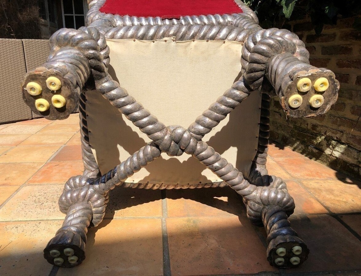 Exceptional Pair Of Large Armchairs 