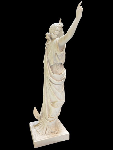 Large Cararra Marble Sculpture 