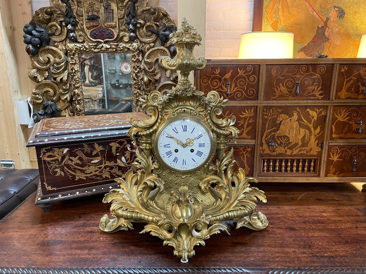 Large French mantel clock 