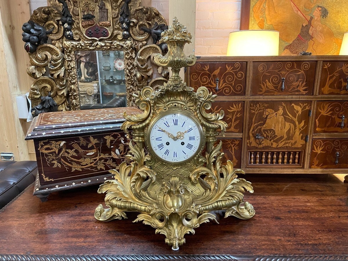 Large French mantel clock 