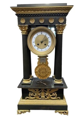 Large Pendulum Clock Portique 