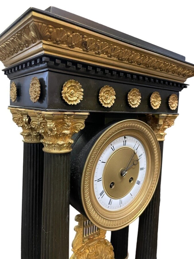 Large Pendulum Clock Portique 