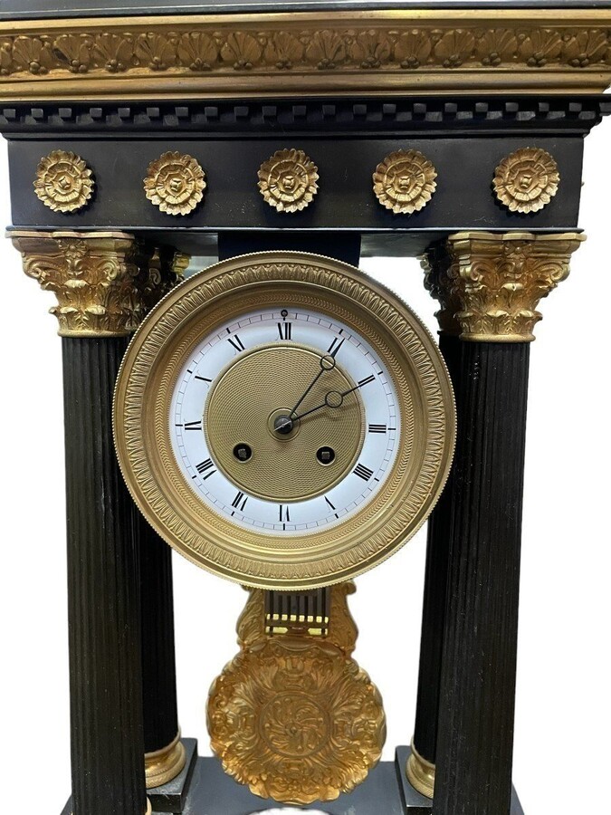 Large Pendulum Clock Portique 