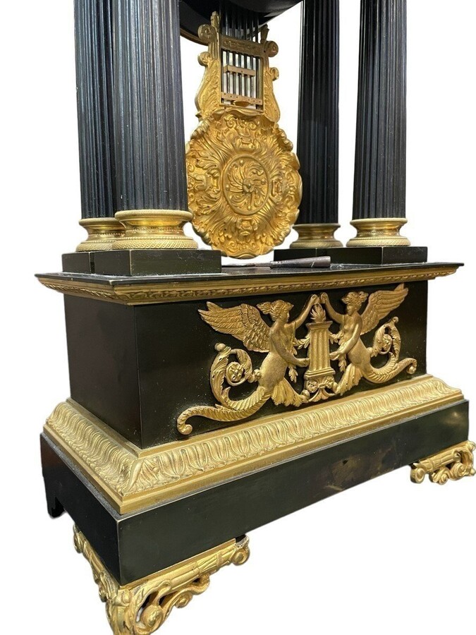 Large Pendulum Clock Portique 