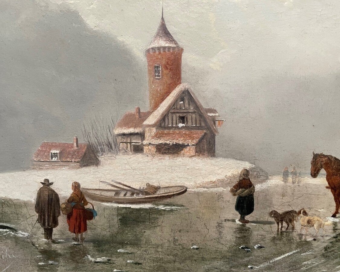 Painting Winter Landscape 